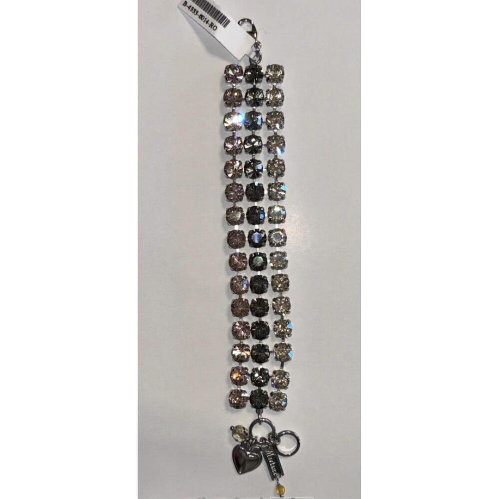 NEW MARIANA women's triple layer bracelet in champagne kisses collection